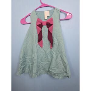 Matilda Jane Paint By Numbers All Wrapped Up Bow Dress Linen Tween Size 6